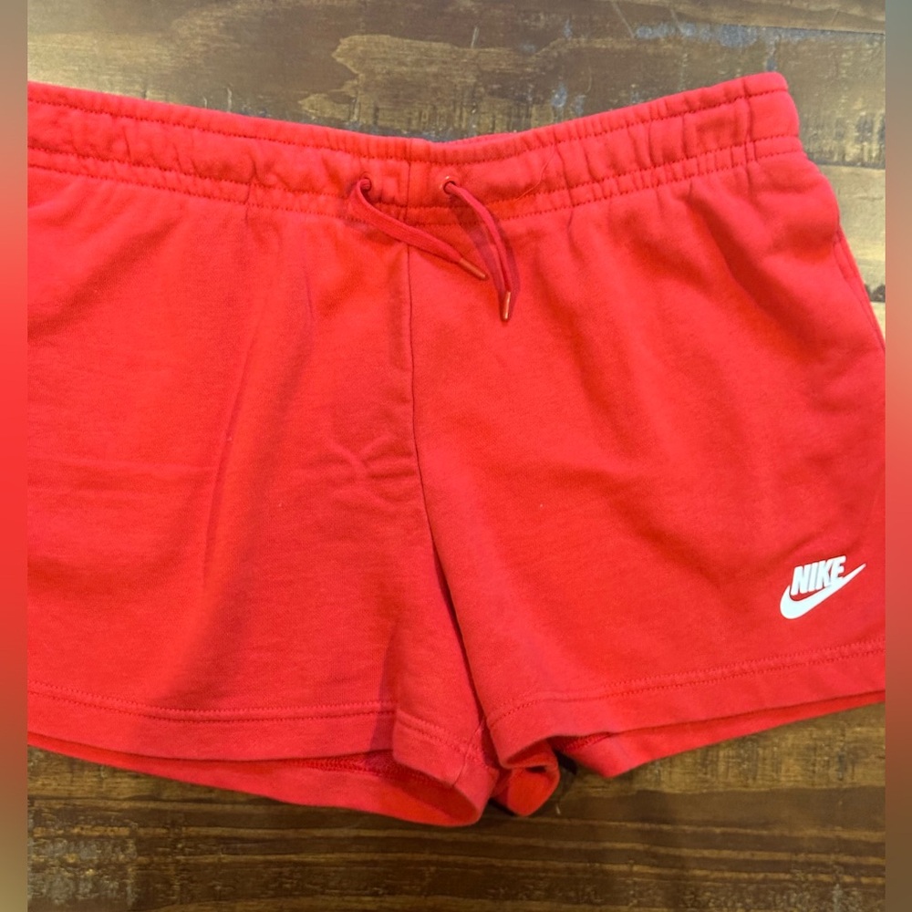 Nike Women's Athletic Red Shorts L